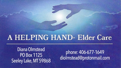 Diana Olmstead; Seeley Lake Caregiver.