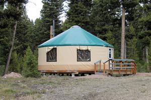 Yurt located off of Cottonwood Lakes Road